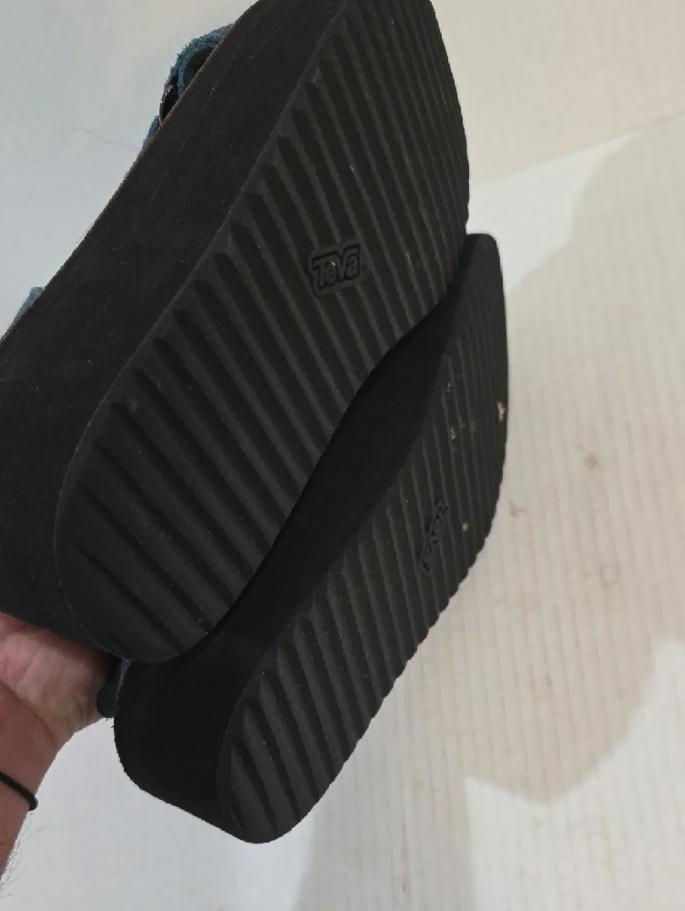 Teva Blue Platform Sandals